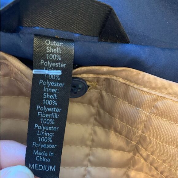 Soma Intimates Blue lined Cargo jacket size M - Picture 5 of 10